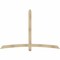 Ekena Millwork Bellingham Rough Sawn Timber Gable Bracket, Douglas Fir, 84"W x 56"H x 2"D x 4"F, 16/12 Pitch GBW084X56X0204BEL00RDF - alternate 1